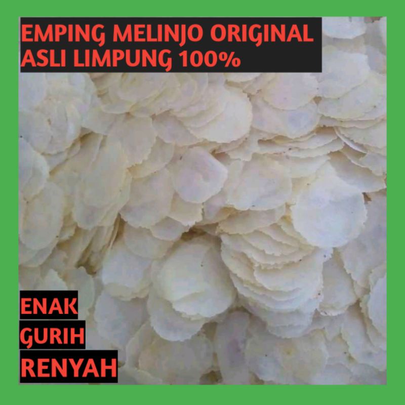 

EMPING MELINJO MENTAH 1 kg emping super
