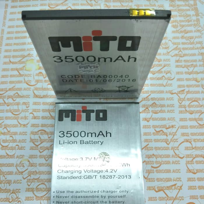 Baterai Battery Double Power MITO BAA-00040