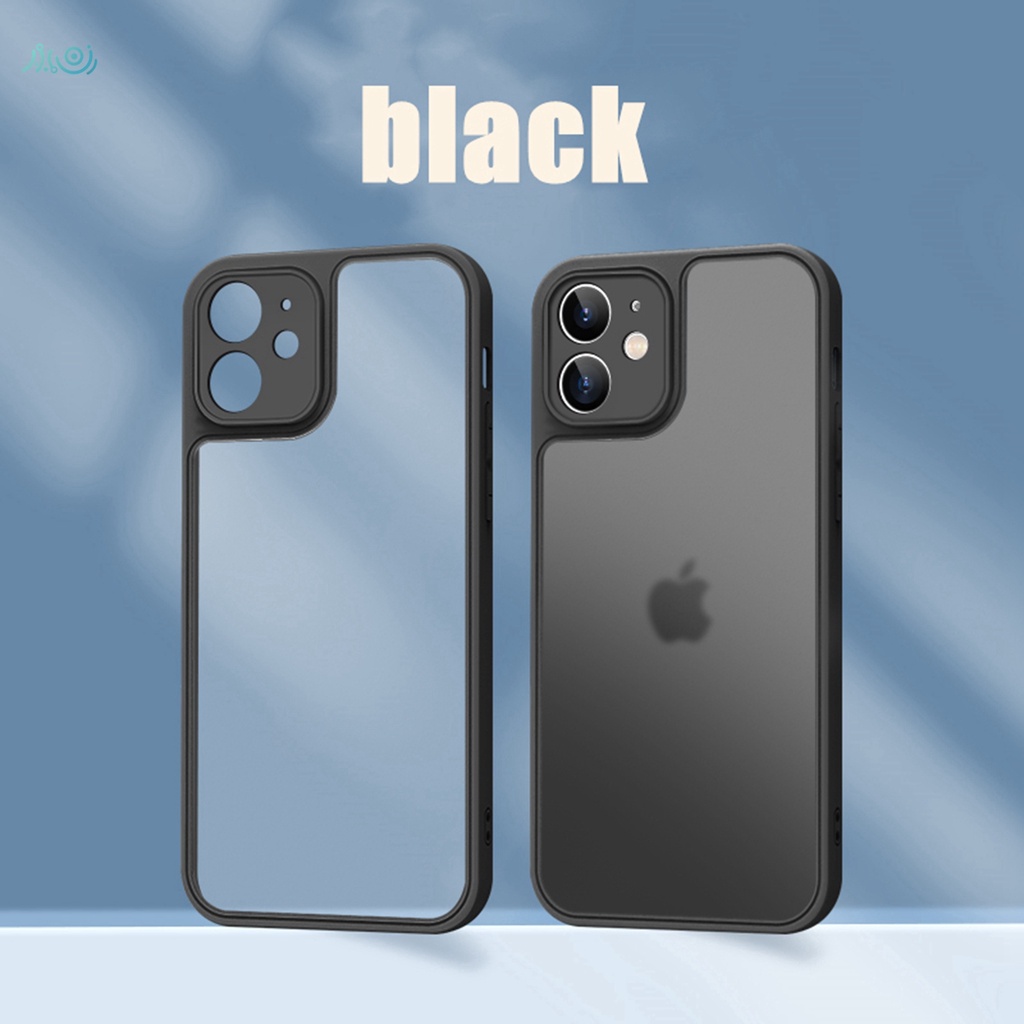 Soft Case Silikon Matte Transparan Ultra Tipis Anti Sidik Jari Shockproof Untuk Iphone 12 13 Pro Max 11 Pro Max Xs Max X