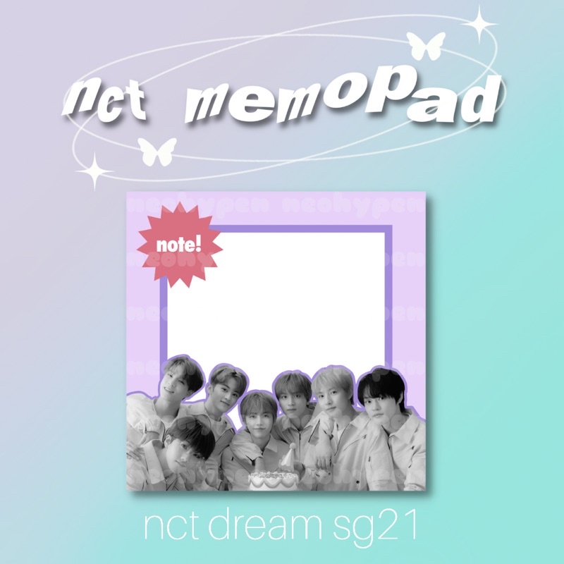 NCT MEMO PAD / NOTE PAD-NCT DREAM SG21