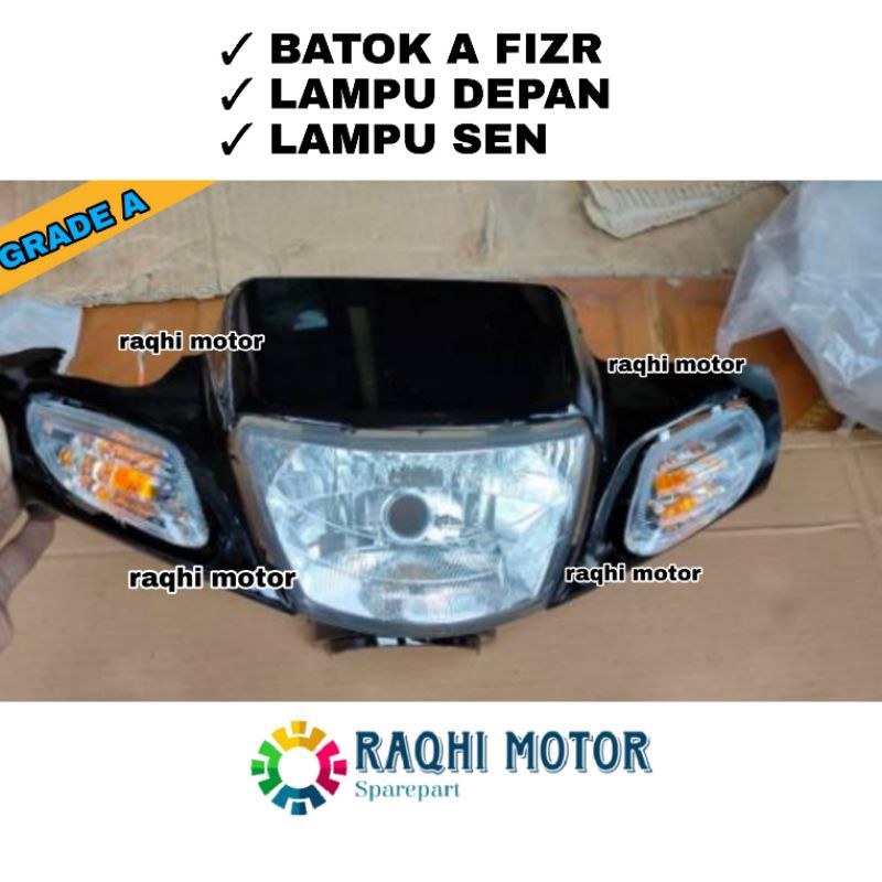 Batok Kepala Depan FIZR / Batok Fizr Full Set Reflektor Lampu Depan & Lampu Sen