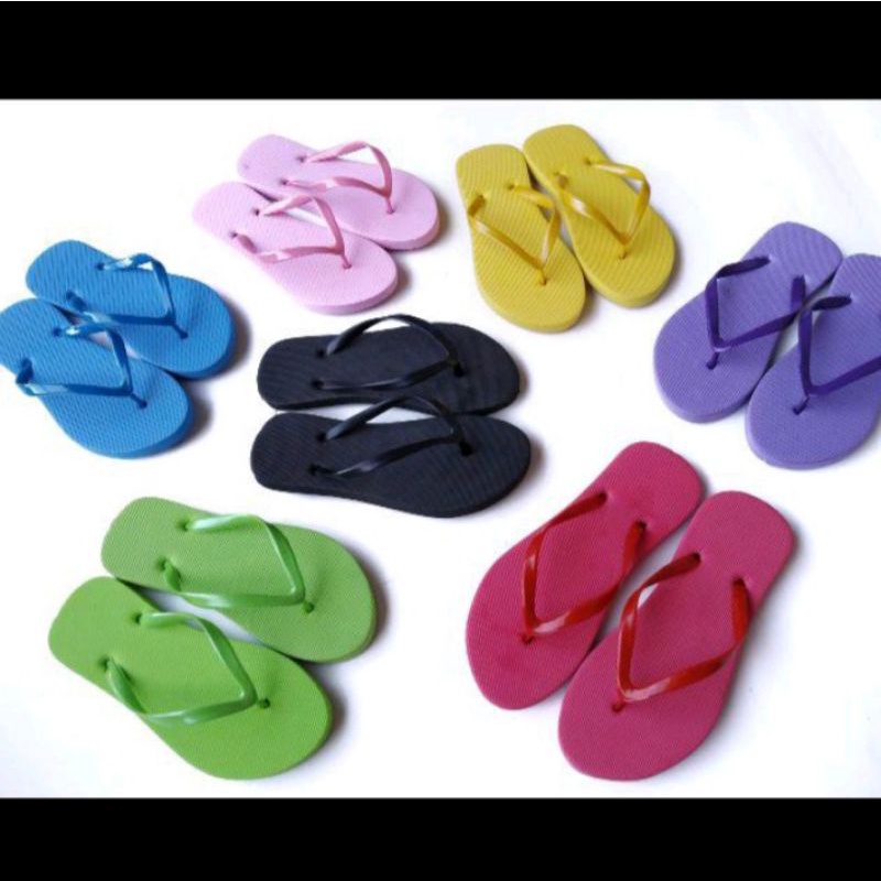 sandal jepit wanita model polos