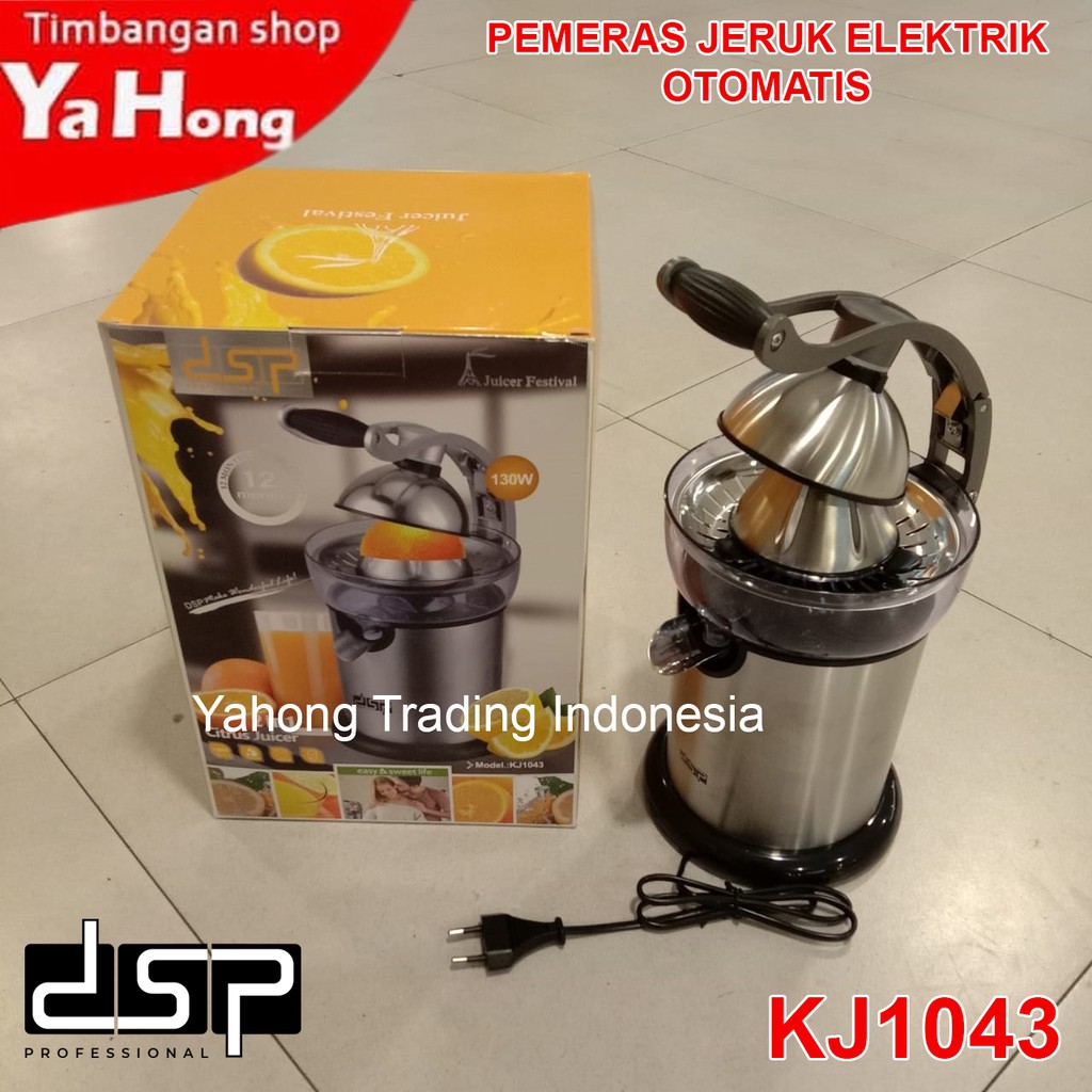 Pemeras Jeruk Elektrik Otomatis Citrus Juicer Stainless Steel DSP