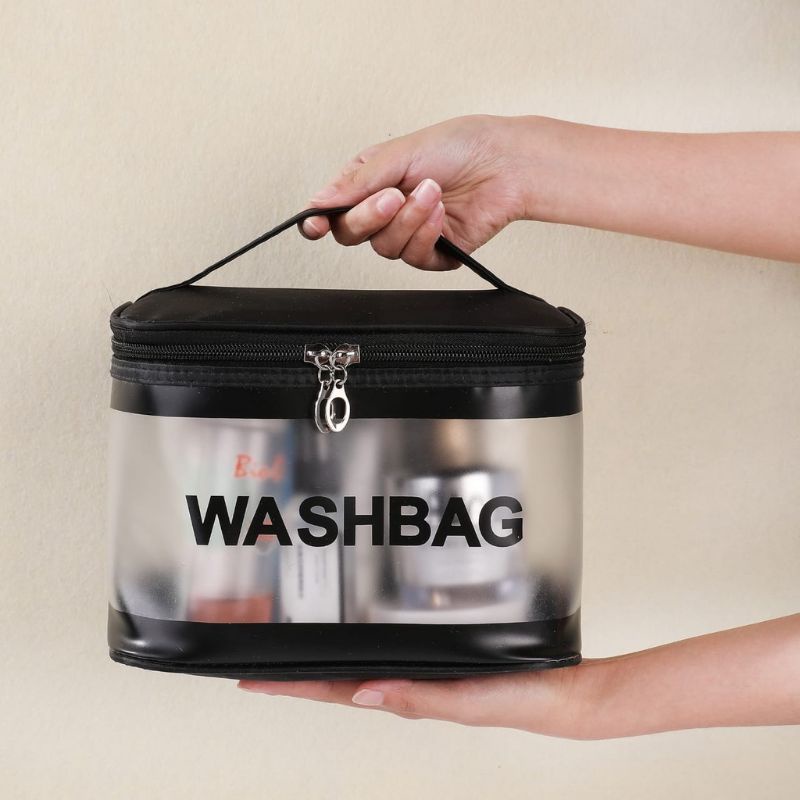 [COD] Washbag Tas Kosmetik Tas Make Up Anti Air Premium Import Pouch Make Up Anti Air Tas Sabun Peralatan Mandi Cosmetic Bag Tas Kosmetik Traveling