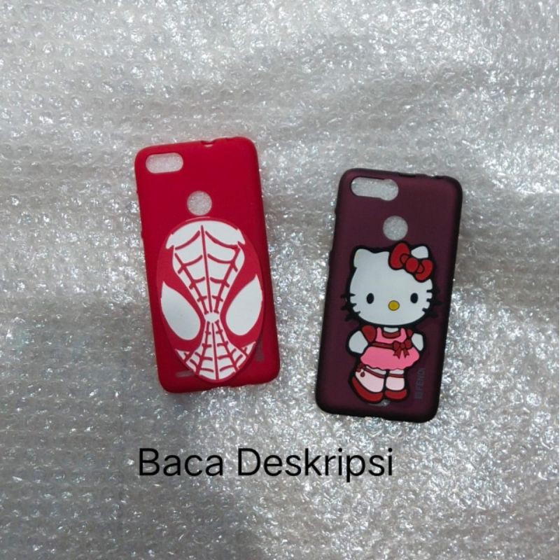 Softcase advan i6a kompatibel candy karakter 3d soft case casing silikon