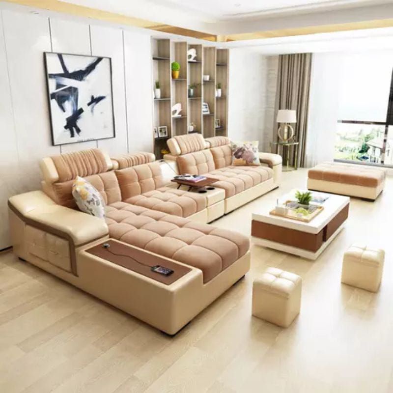 sofa minimalis modern sofa letter u putus sofa brown