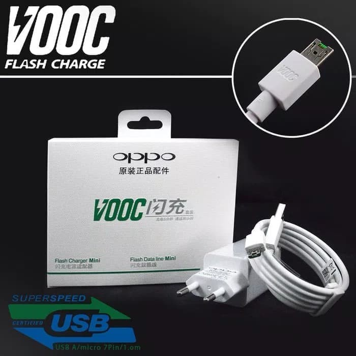 Charger Oppo Vooc Fast Charger 4A