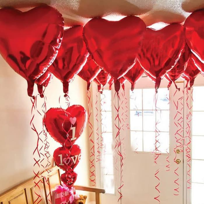 BALON FOIL HATI BINTANG 18&quot; BALON FOIL LOVE KARAKTER BALON FOIL MURAH BALON PESTA DEKORASI PESTA