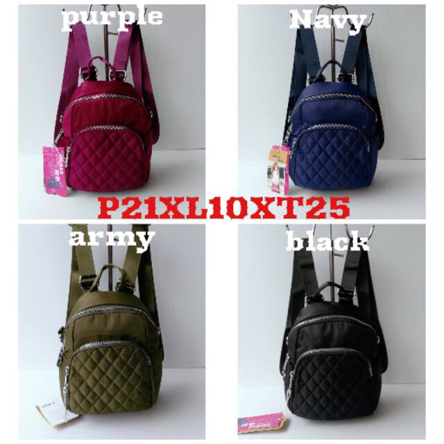 LUCKYMALL Tas Wanita Import Jinjing Dan Selempang CHIBAO Mini CB2030 2030 Bordir Bahan Parasut Kualitas Super