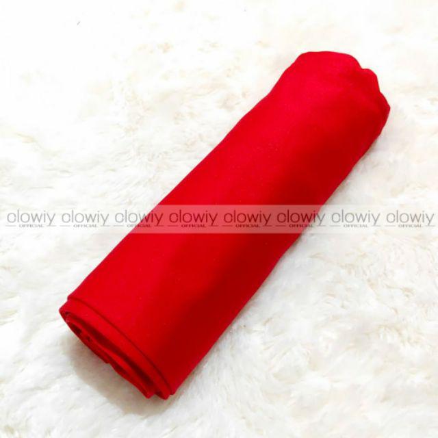 Clowiy Legging Panjang Spandex uk Sandar & Jumbo-Merah