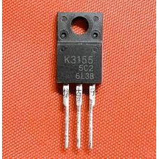 2 PCS Transistor mosfet K3155 2SK3155  (HITACHI) TO-220F
