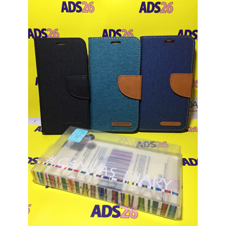 Canvas Diary Case Xiaomi Redmi 5A/Dompet Hp/Cover Hp/Original/Flip