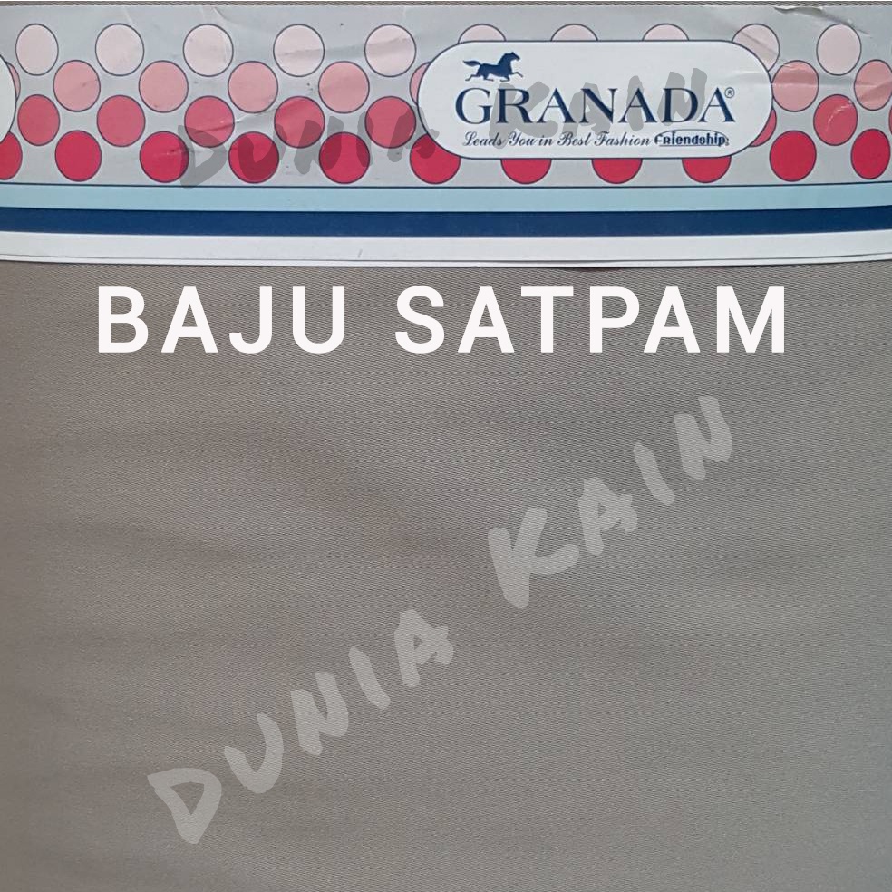 Bahan Kain seragam Baju Satpam motif polos merek Granada - Kain Baju Satpam - Kain Pakaian Satpam - 