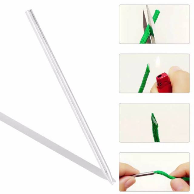 Jarum paracord 3mm 2mm Tali prusik needle jig DIY