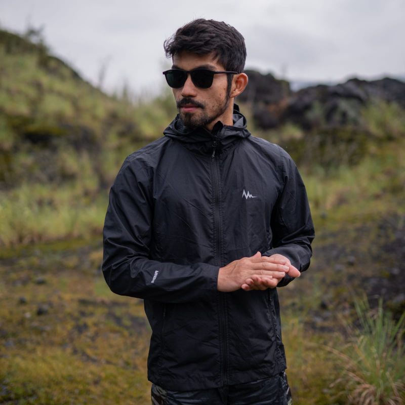 Jaket Lipat Ultralight Mountaingeer Bena waterproof windproof - ultralight rain jacket - jaket Outdo