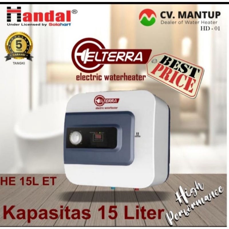 Water Heater ELTERRA 10 L Mesin Pemanas Air Listrik