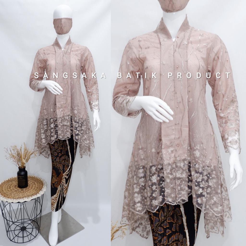 Kebaya Tunik / Tunik Brokat / Kebaya Modern / Kebaya tile / Kebaya Favorite / Batik Couple