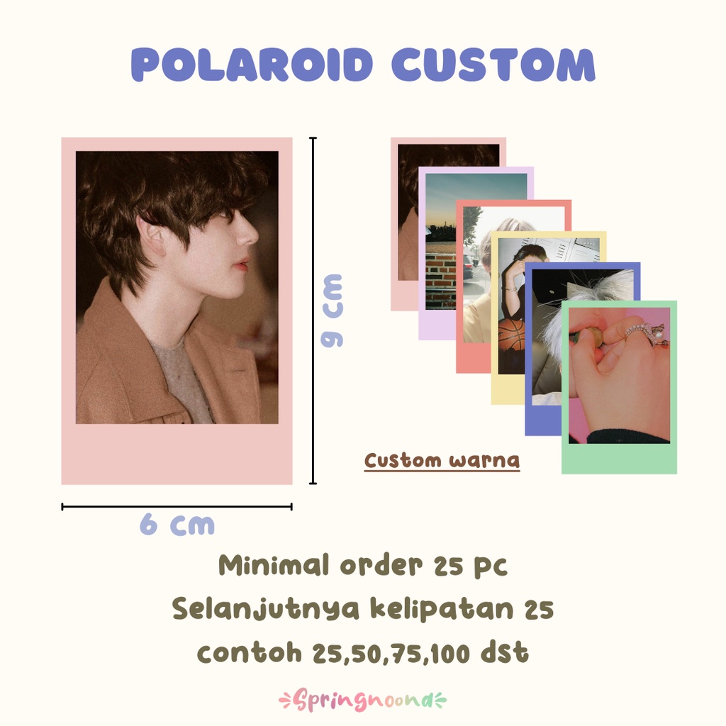 Jual Cetak Polaroid Custom [baca Deskripsi] Shopee Indonesia