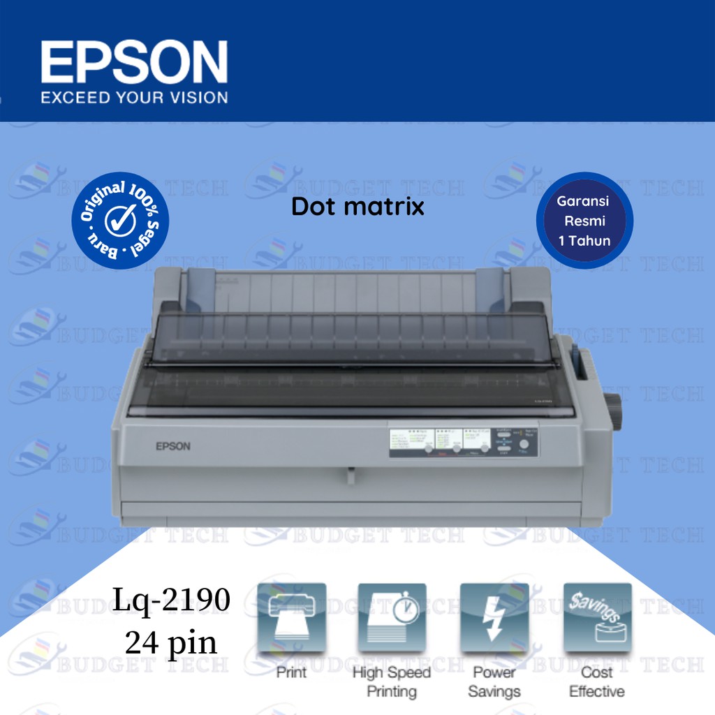 Jual Printer Epson Lq 2190lq2190 Dot Matrix Ukuran Kertas A3 Folio A4 Baru Original Resmi 5567