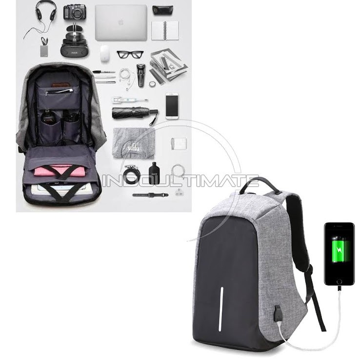 Tas Ransel Anti Maling BIG SIZE Import Backpack pria tas punggung Smart Backpack LL-033