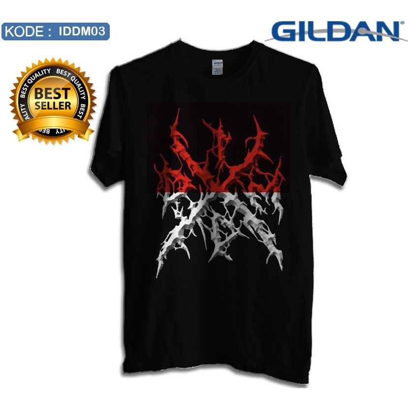 Kaos indonesia death metal original gildan iddm3