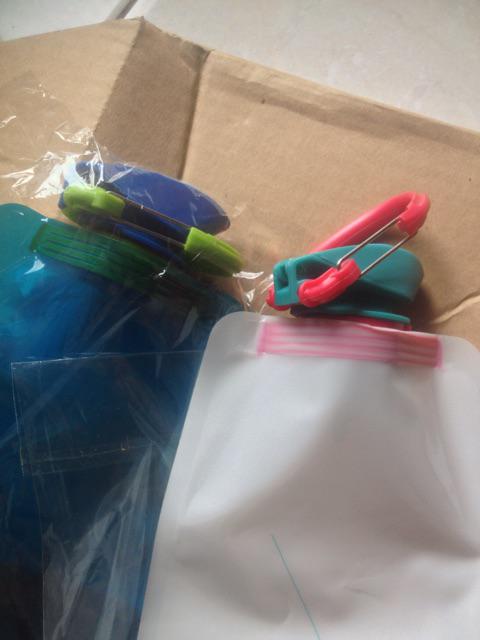 Botol Minum Lipat Camping Mountaineering Hiking Drinking Bottle 700ml