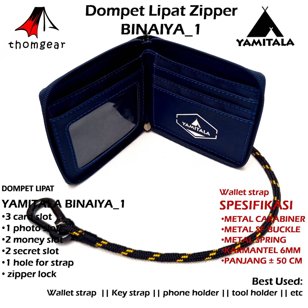 Thomgear Yamitala Dompet Lipat Binaiya 1 Original Yamitala