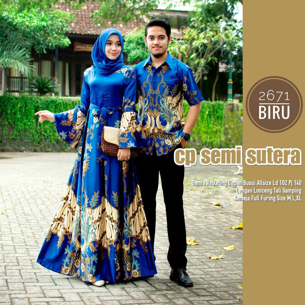 GROSIR COUPLE SEMISUTRA RAMADA , GAMIS SEMI SUTRA