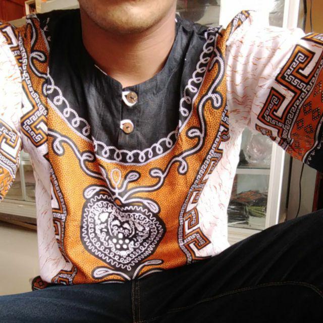 Kaos Barong Kaos Etnik Dashiki Bohemian Style All Size Pria Wanita - Indian
