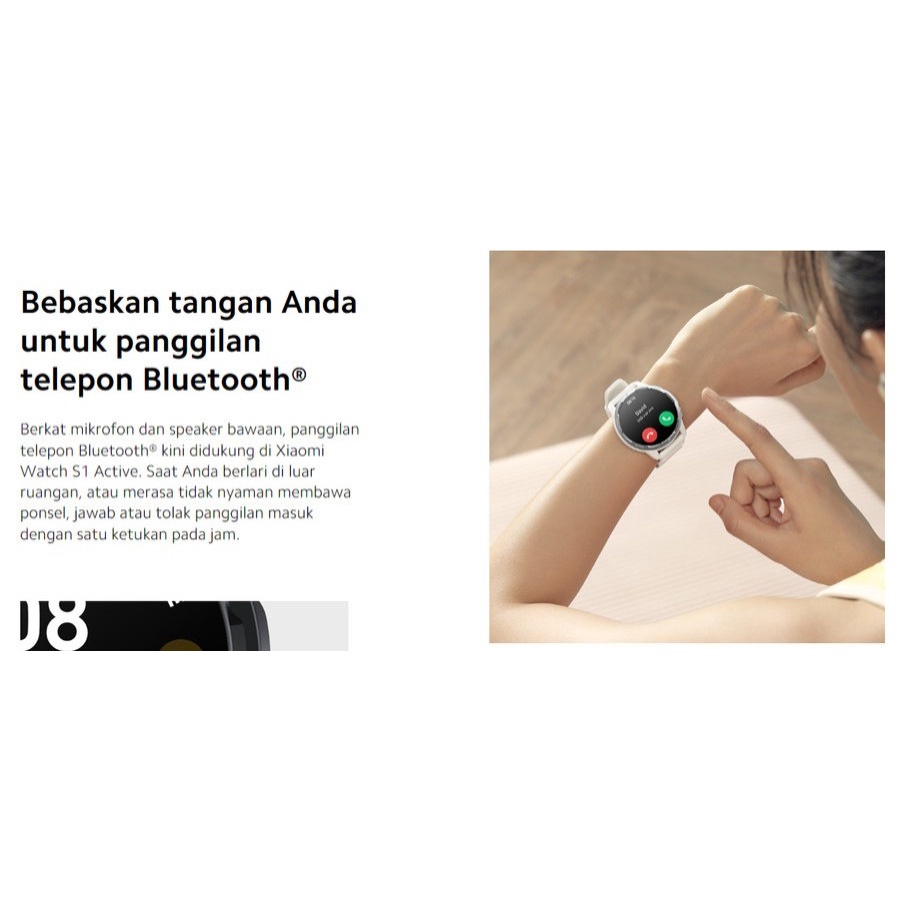 Mi Watch S1 Active Sport Smartwatch - Garansi Resmi