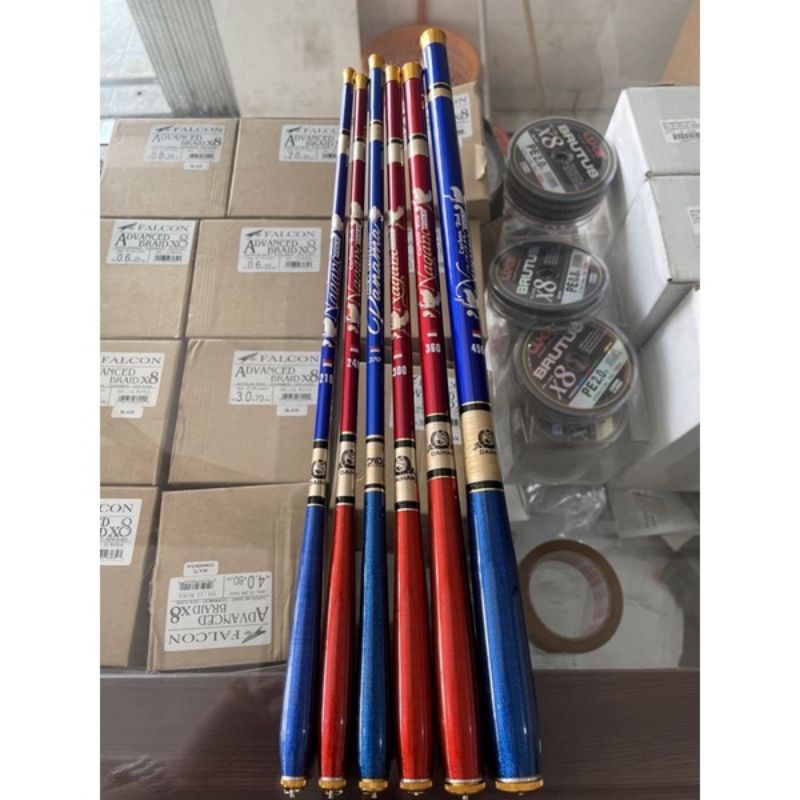 Joran Tegek Carbon Ruas Pendek Daihan Nagano 210 - 450cm Action Medium