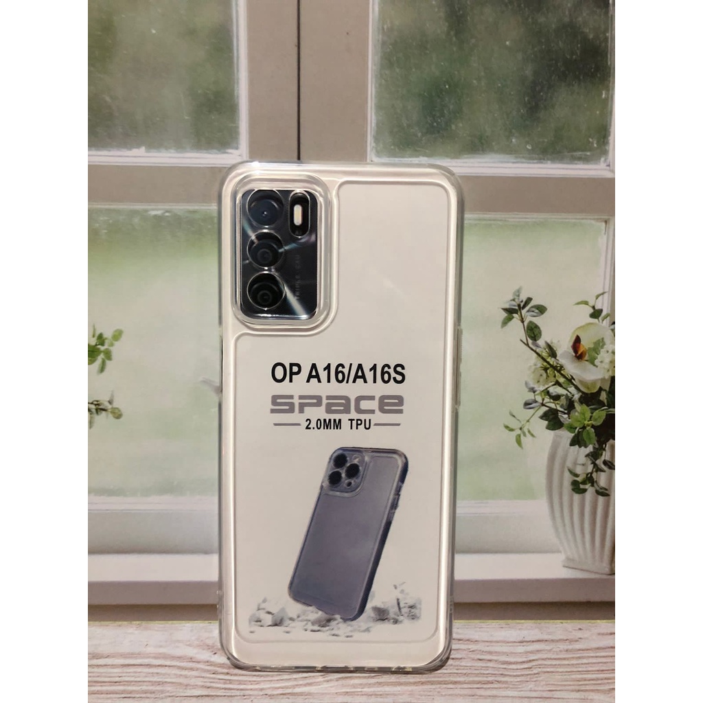 CASE OPPO A16/A16s  CLEAR A16/A16s CASE TPU SOFT CASE BENING SPACE