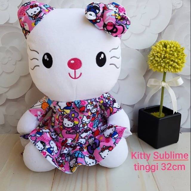 BONEKA KITTY SUBLIME PRINT 32 CM