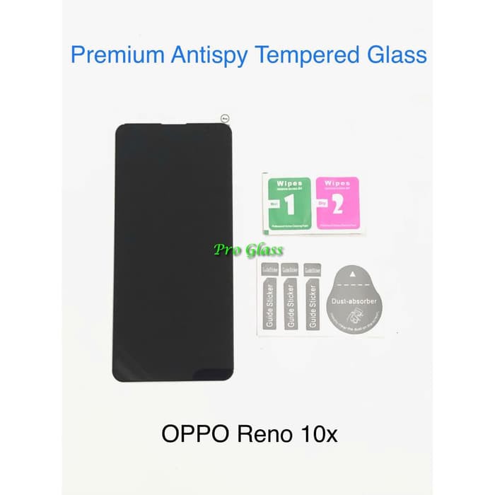 OPPO Reno 10x Privacy Anti Spy / Antispy Premium Tempered Glass