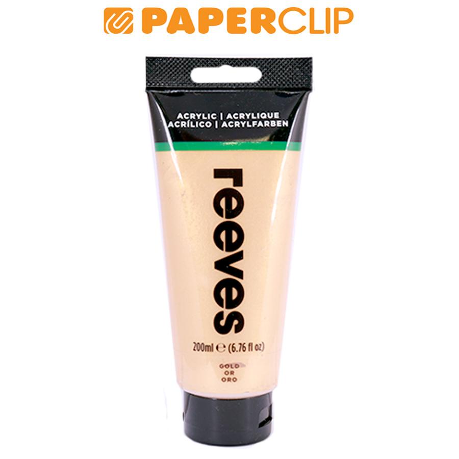 

ACRYLIC REEVES 200ML GOLD 8381800RVS