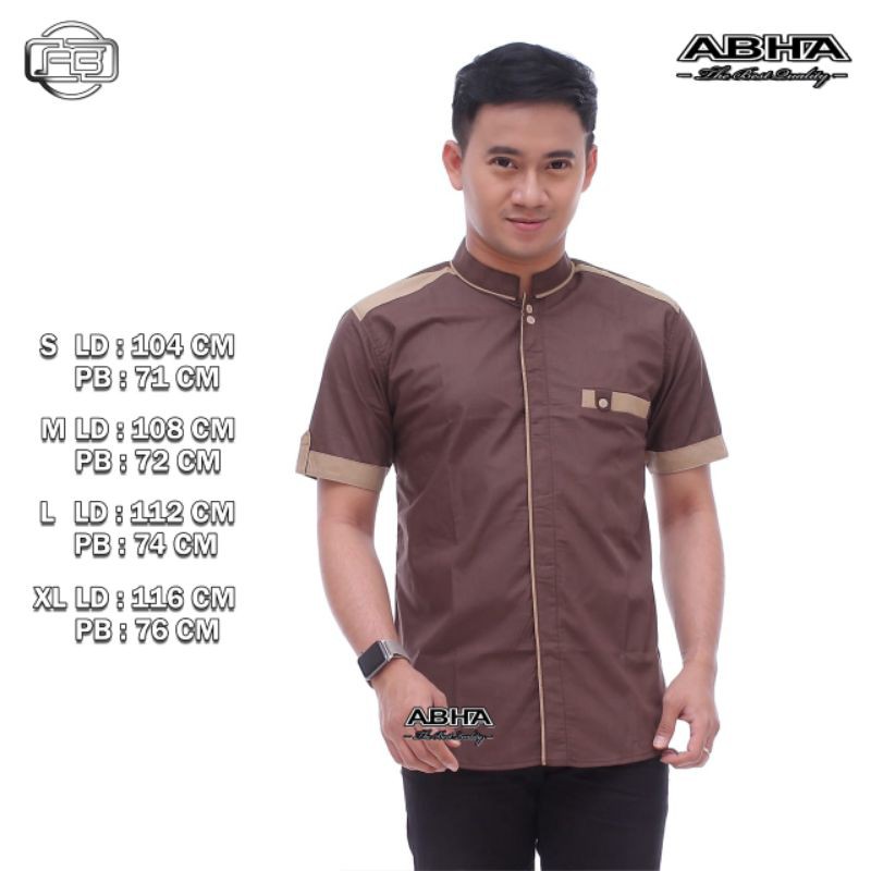 baju Koko Gus Azmi terbaru variasi lengan pendek