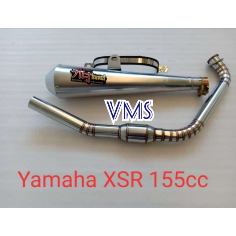 Knalpot racing Yamaha XSR 155 original ag tuned