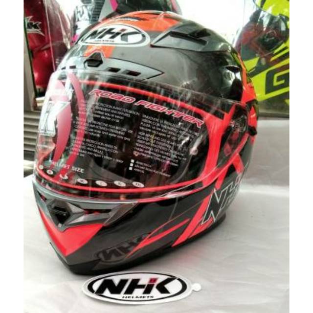 Helm full face Nhk Rx9 #hawk/Orange
