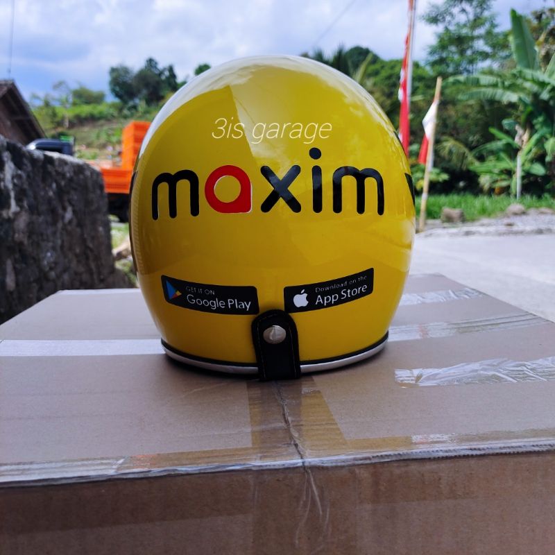 HELM MAXIM OJOL INDONESIA KACA VENOM/SNAIL TERMURAH