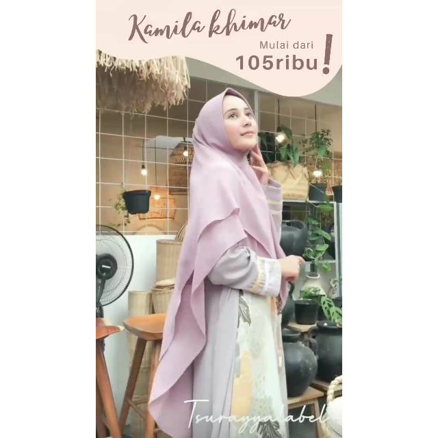 Khimar Kamila lilac size L