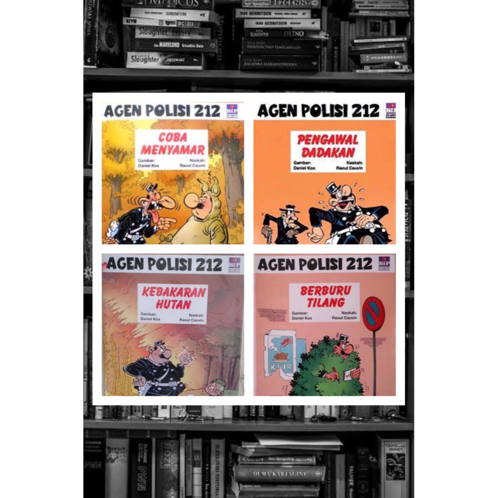 Komik Seri Agen Polisi 212: Coba Menyamar/ Pengawal Dadakan/ Kebakaran Hutan/ Berburu Tilang