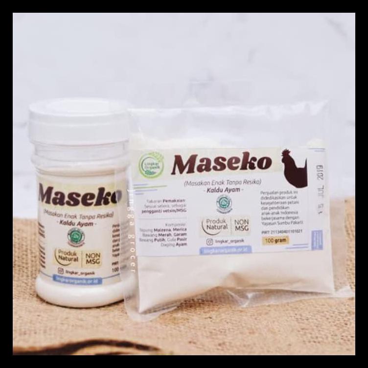 

Kaldu Mpasi Ayam Kampung Organik Non-Msg Maseko (Kemasan Botol) 100Gr Bermutu