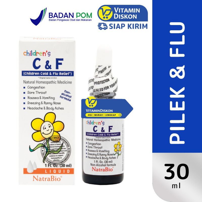 Natra-bio children C&F obat batuk anak @30ml