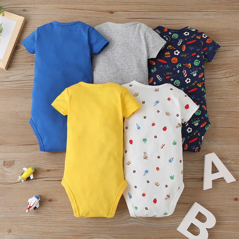 [ISI 5] 3-12 bln PAKAIAN BAYI [Kualitas Impor] BAJU ANAK UNISEX ZF J