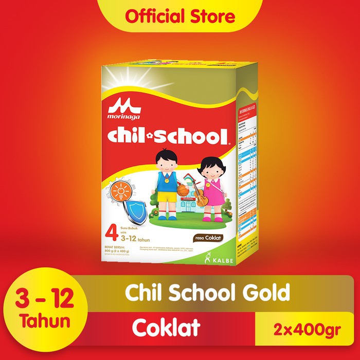 MORINAGA CHIL SCHOOL 800GR ( PROGRAM MORINAGA PEDULI ) - TUTUP KOTAK DIKOYAK