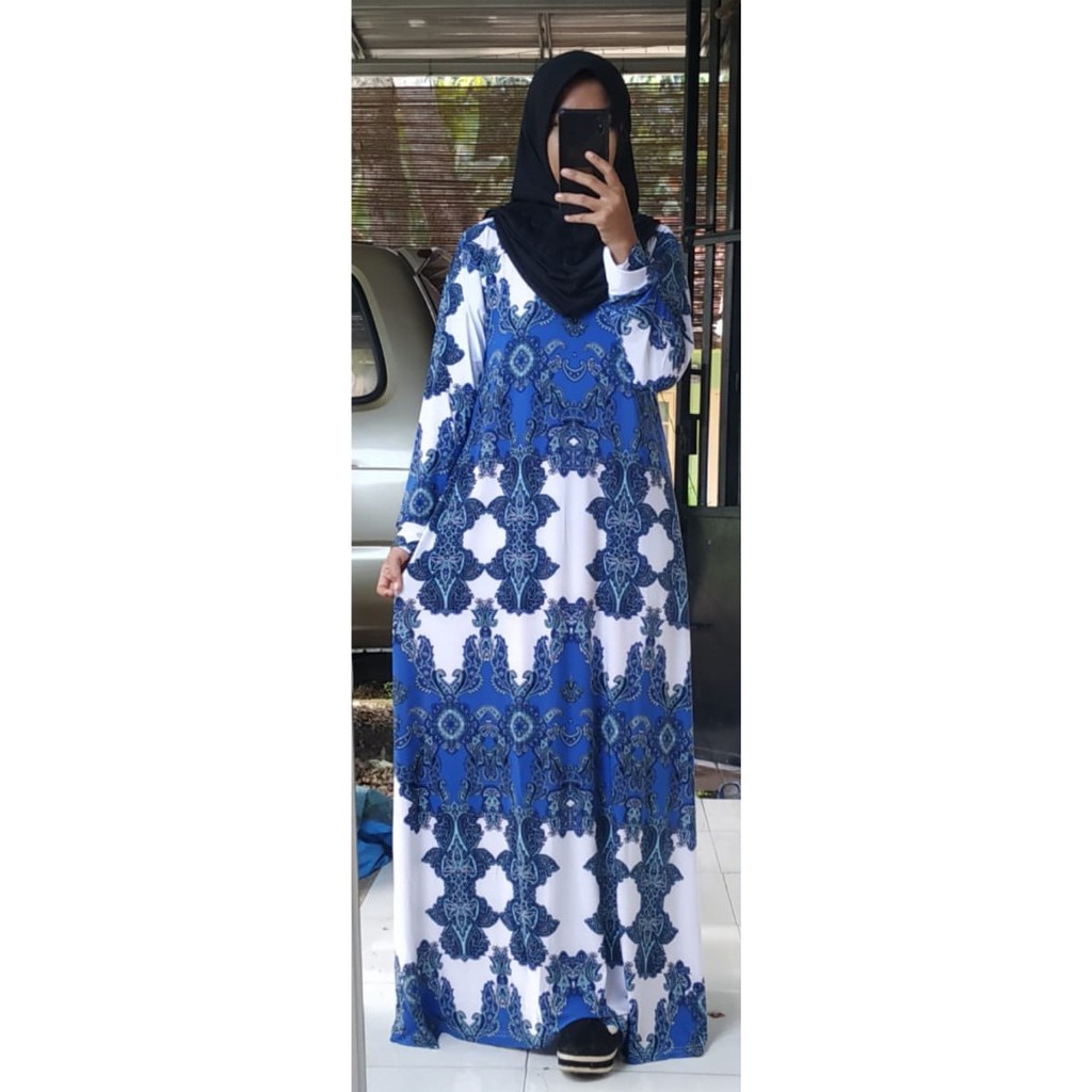 Gamis Jersey Motif Termurah (COD)