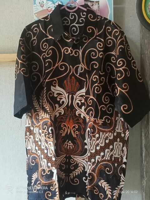 Couple Sarimbit Ruffle Terbaru Gamis Kombinasi Modern Hem Batik Ready Sampai Jumbo Ld 120 Ld 110