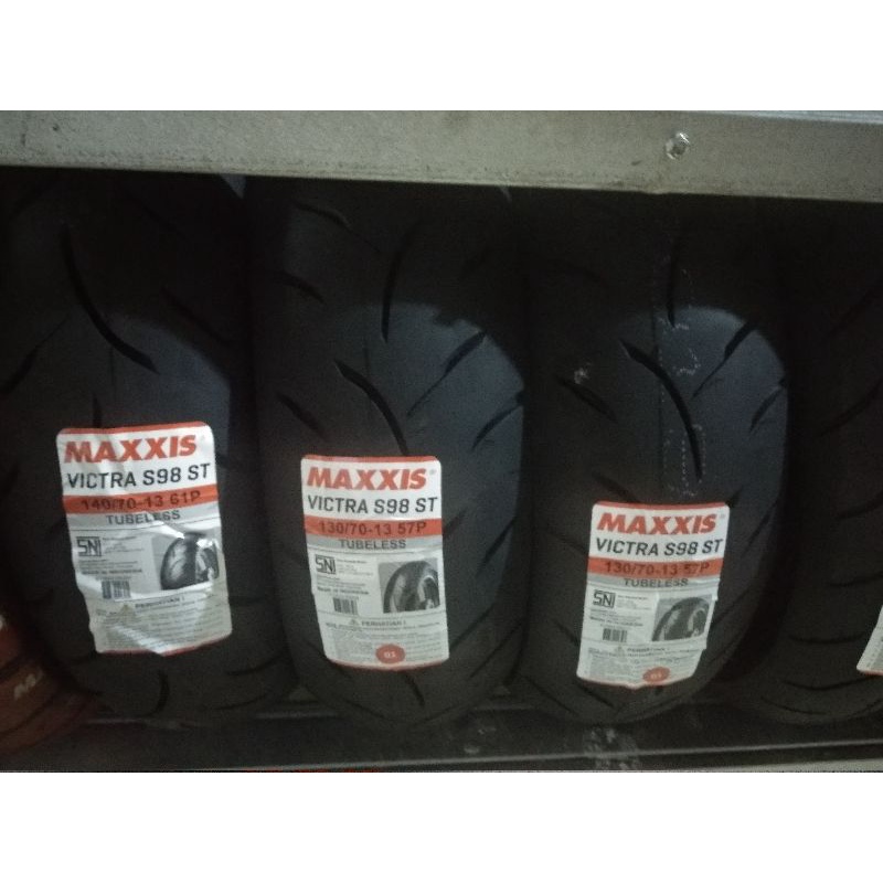 ban tubeless maxxis Victra S98 ST ukuran 140/70 ring 13