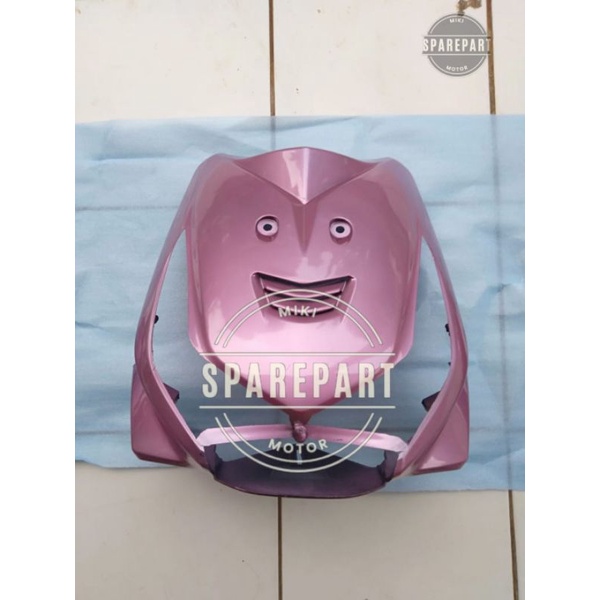 tameng dasi motor beat karbu warna pink