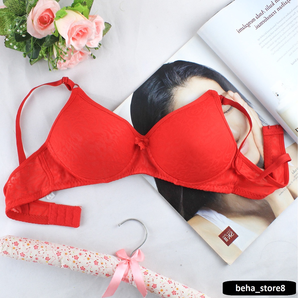 Bh Bra Polos Tanpa Kawat Bahan Polyster Cup Kecil